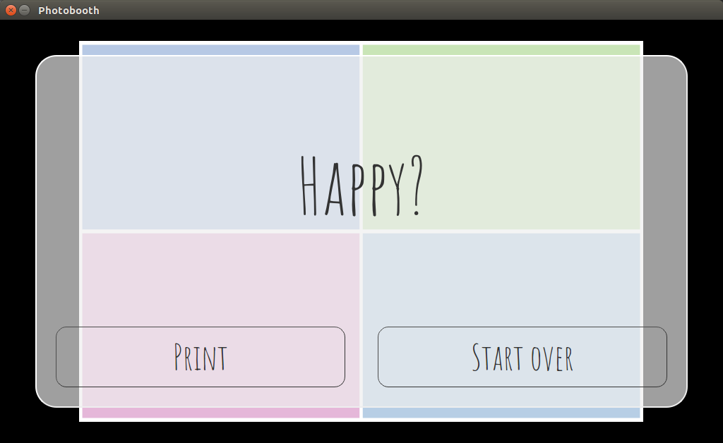 Postprocessing screen Postprocessing screen